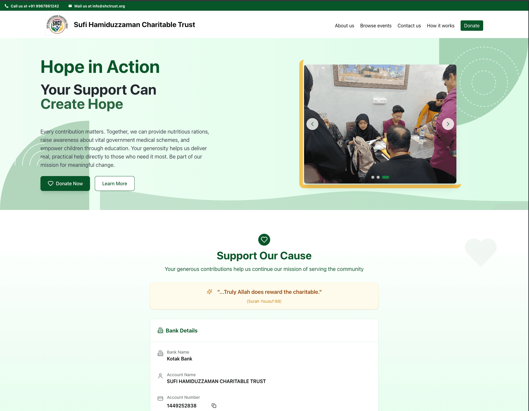 Shct landing page image